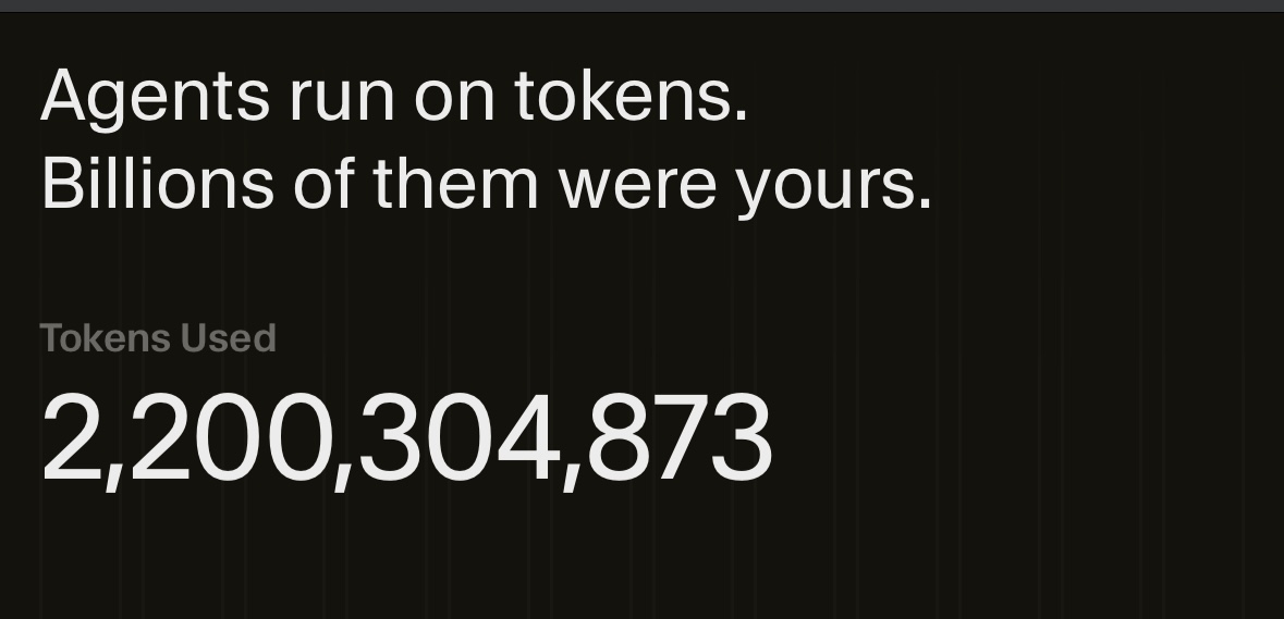 2.2 milijarde AI tokena iskustva