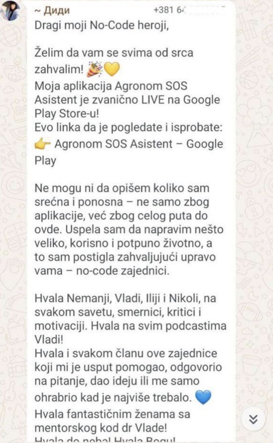 Didi zahvaljuje zajednici što je njena aplikacija izašla na Google Play